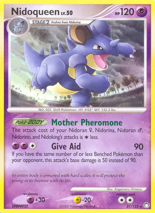 Nidoqueen 31 Mysterious Treasures Pokesingles