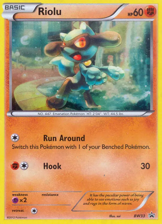 Riolu BW33 BW Black Star Promos Pokesingles