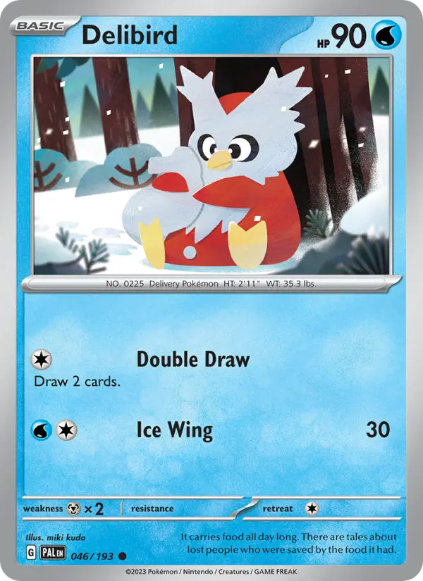 Delibird 46 Paldea Evolved Pokesingles