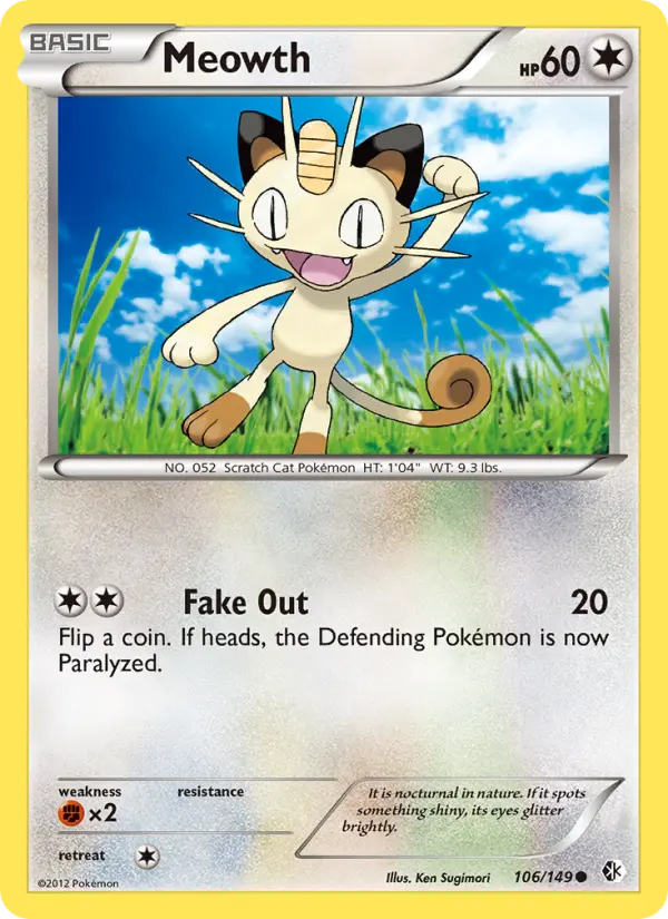 Meowth 106 Boundaries Crossed Pokesingles