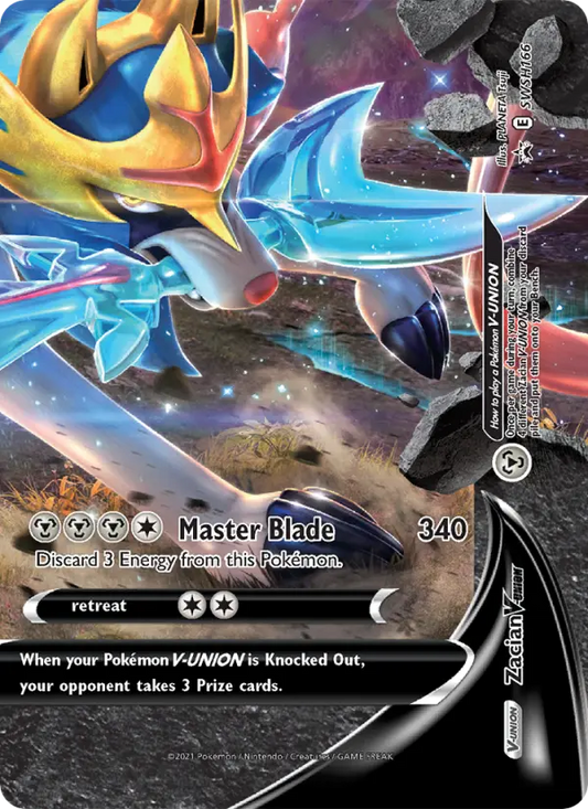 Zacian V-UNION SWSH166 SWSH Black Star Promos Pokesingles