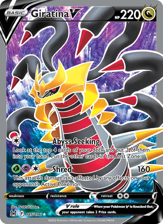 Giratina V 185 Lost Origin Pokesingles