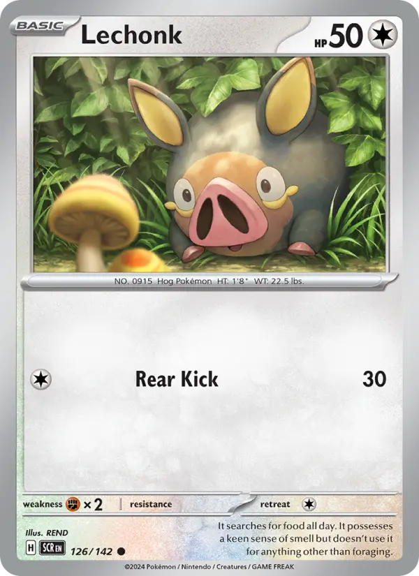 Lechonk 126 Stellar Crown Pokesingles