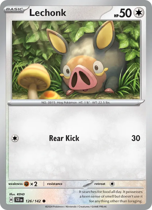 Lechonk 126 Stellar Crown Pokesingles