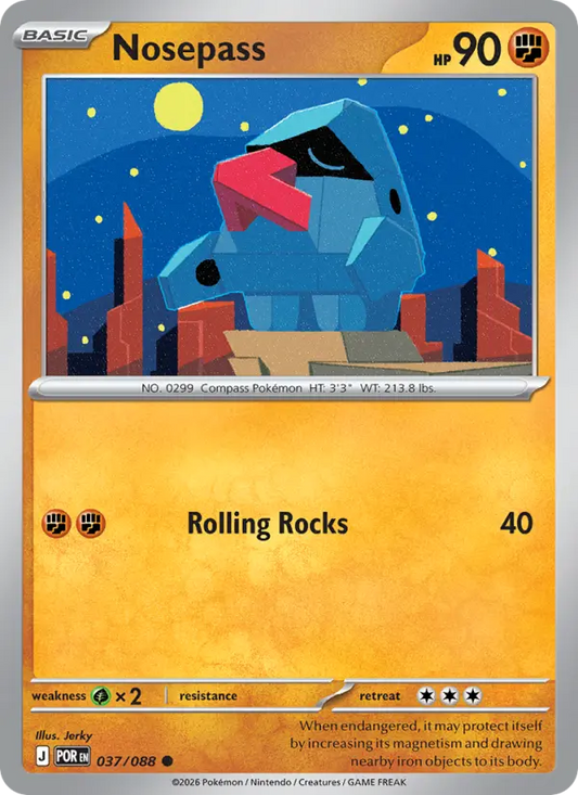 Nosepass 37 Perfect Order Pokesingles