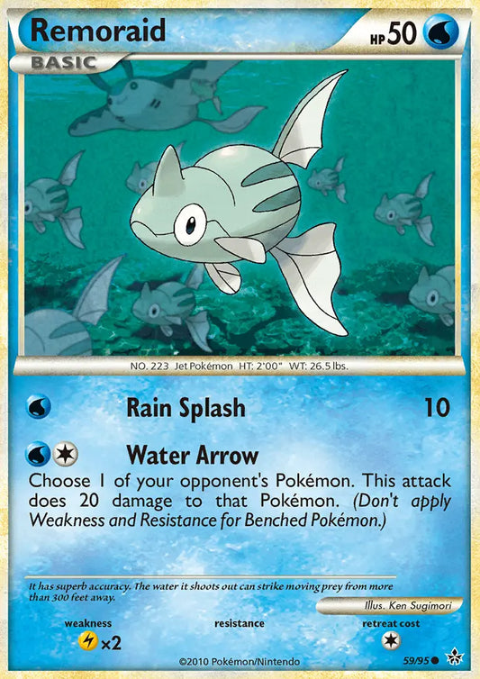 Remoraid 59 Unleashed Pokesingles