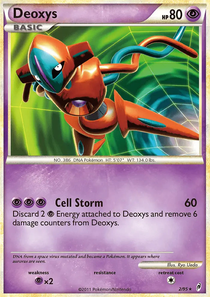 Deoxys 2 Call of Legends Pokesingles