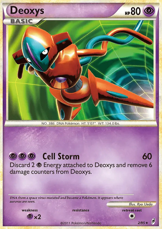 Deoxys 2 Call of Legends Pokesingles
