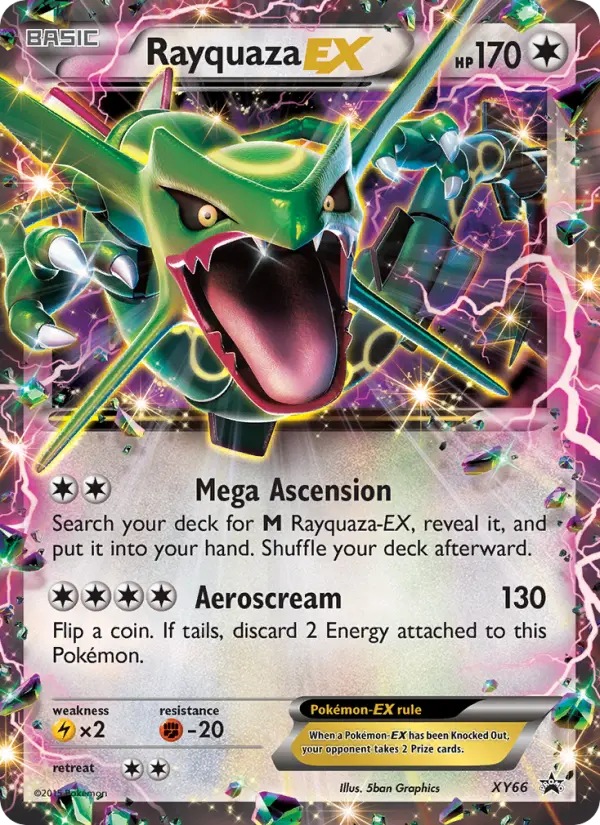 Rayquaza EX XY66 XY Black Star Promos Pokesingles