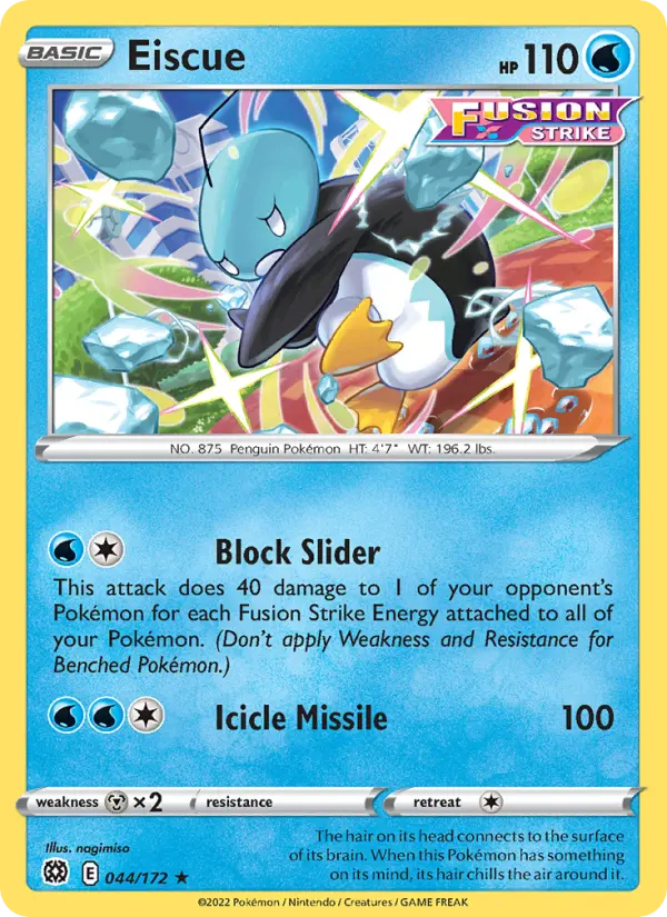 Eiscue 44 Brilliant Stars Pokesingles