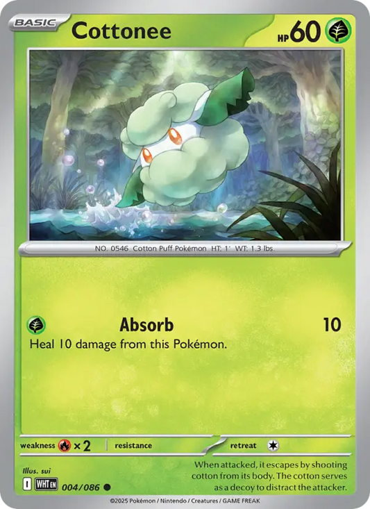 Cottonee 4 White Flare Pokesingles