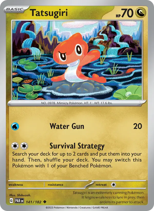 Tatsugiri 141 Paradox Rift Pokesingles