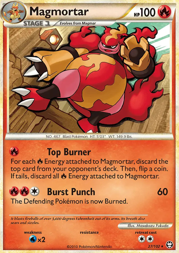 Magmortar 27 Triumphant Pokesingles