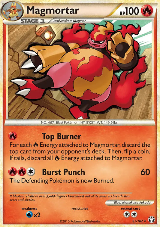 Magmortar 27 Triumphant Pokesingles