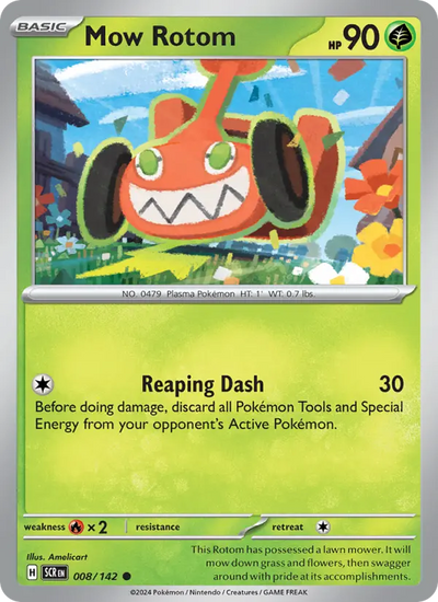 Mow Rotom 8 Stellar Crown Pokesingles