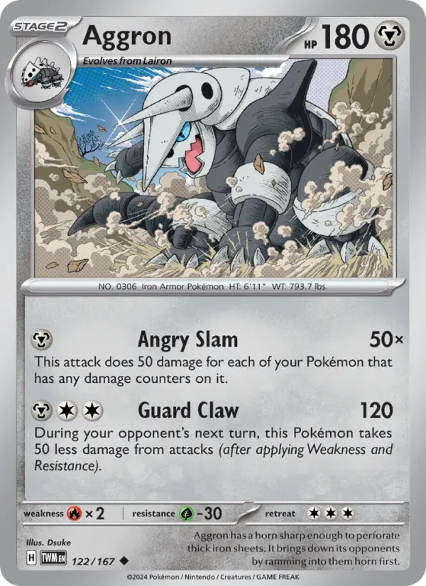 Aggron 122 Twilight Masquerade Pokesingles