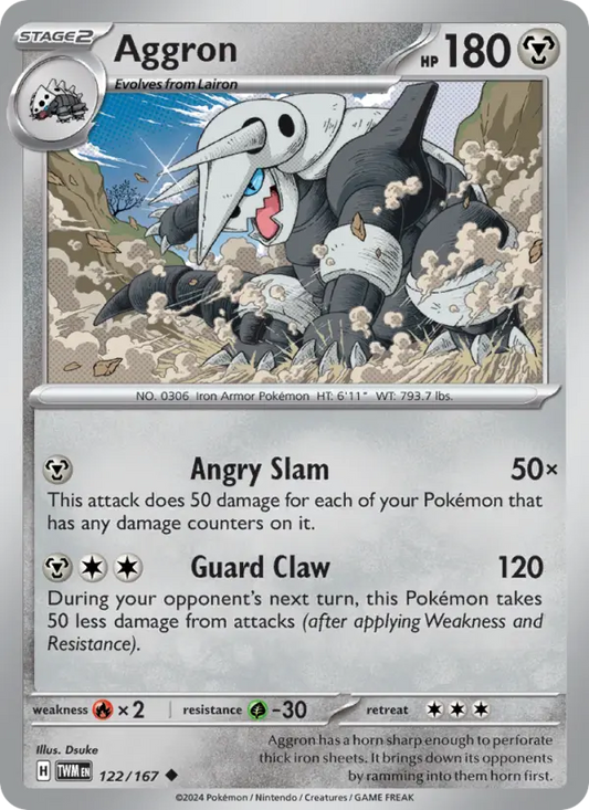Aggron 122 Twilight Masquerade Pokesingles