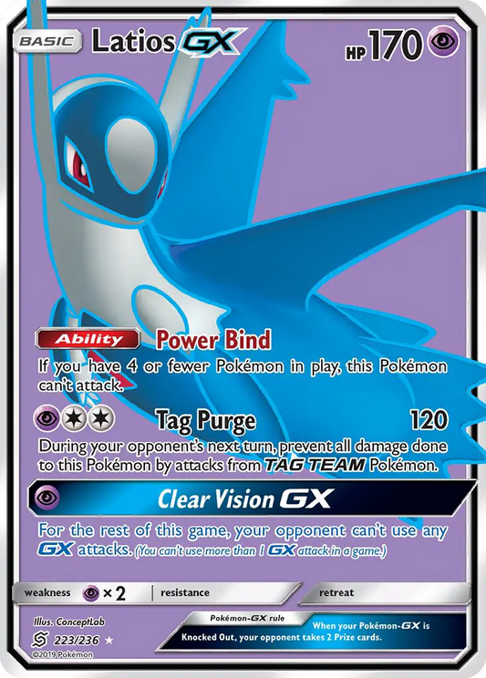 Latios GX 223 Unified Minds Pokesingles
