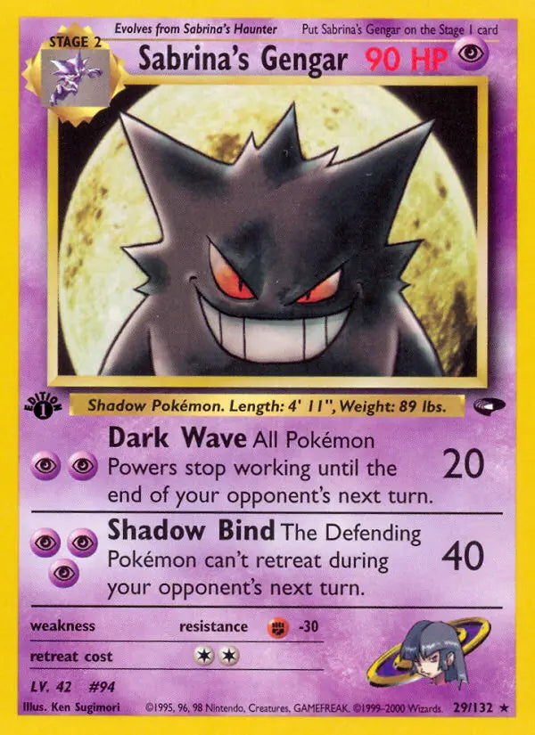 Sabrina's Gengar 29 Gym Challenge Pokesingles