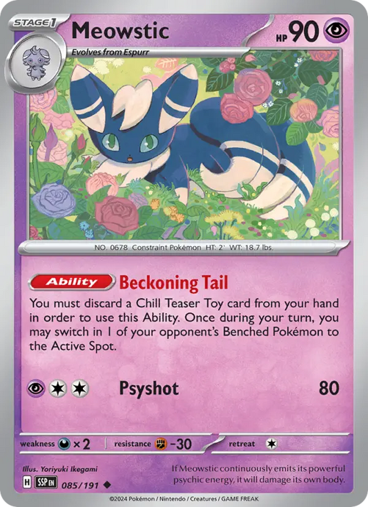 Meowstic 85 Surging Sparks Pokesingles