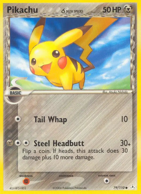 Pikachu δ 79 Holon Phantoms Pokesingles