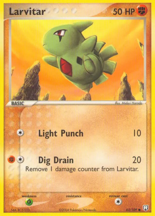 Larvitar 63 Team Rocket Returns Pokesingles