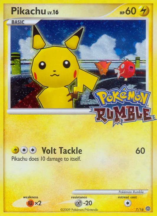 Pikachu 7 Pokémon Rumble Pokesingles