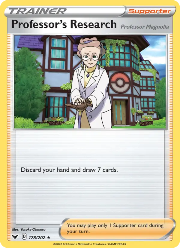 Professor's Research (Professor Magnolia) 178 Sword & Shield Pokesingles