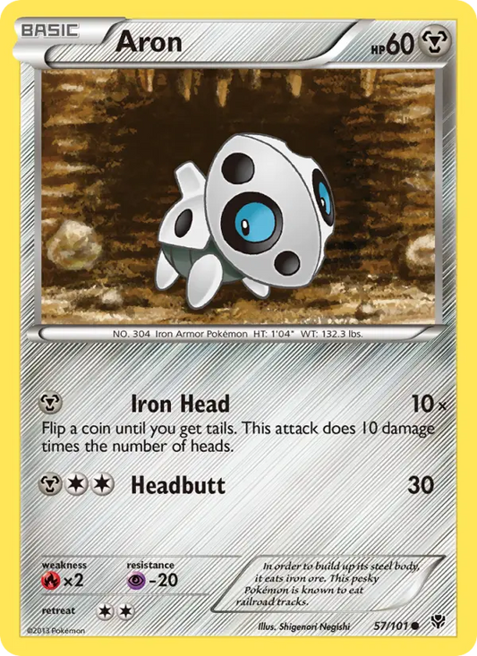 Aron 57 Plasma Blast Pokesingles