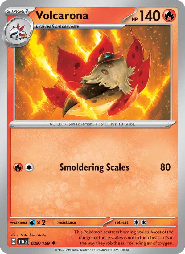 Volcarona 29 Journey Together Pokesingles