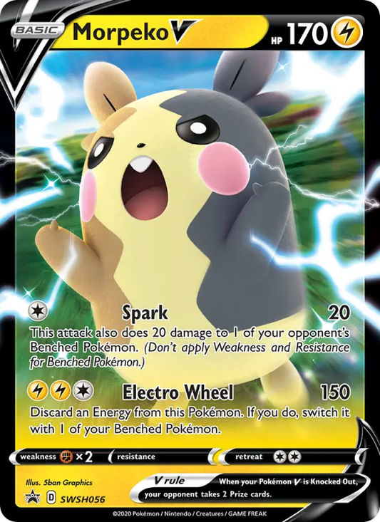 Morpeko V SWSH056 SWSH Black Star Promos Pokesingles