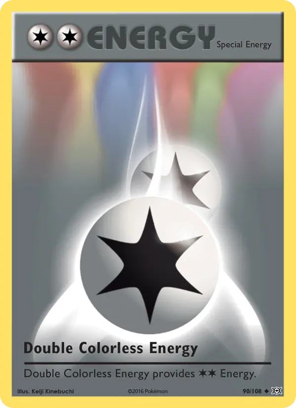 Double Colorless Energy 90 Evolutions Pokesingles