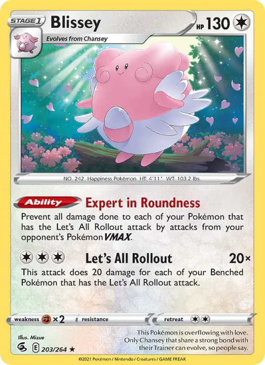 Blissey 203 Fusion Strike Pokesingles