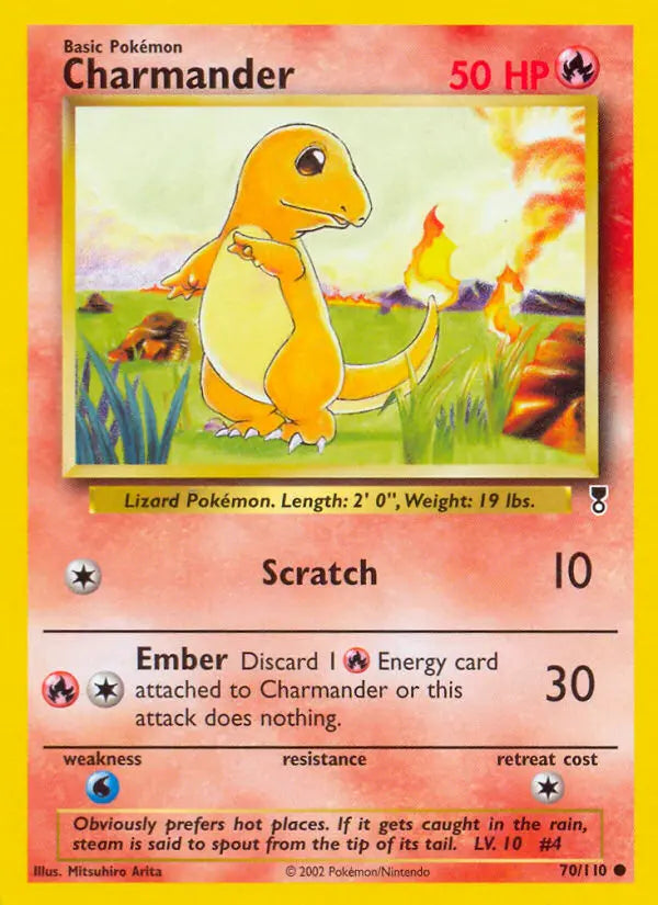 Charmander 70 Legendary Collection Pokesingles