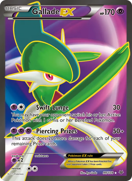 Gallade EX 99 Roaring Skies Pokesingles