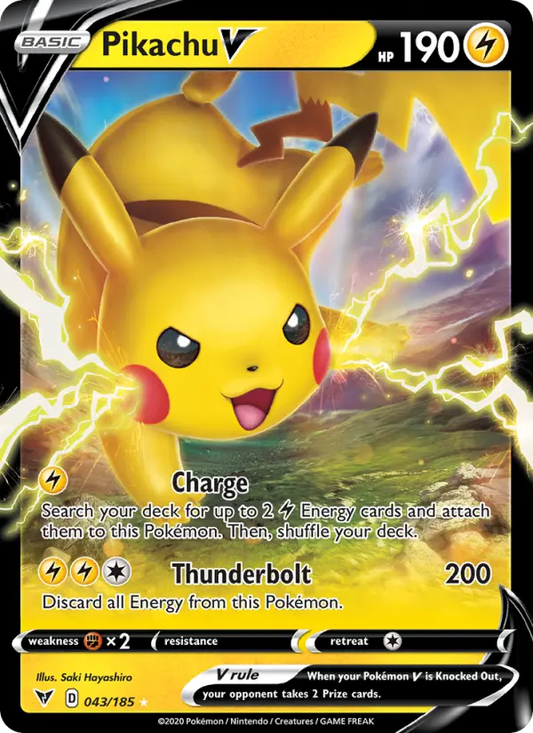 Pikachu V 43 Vivid Voltage Pokesingles