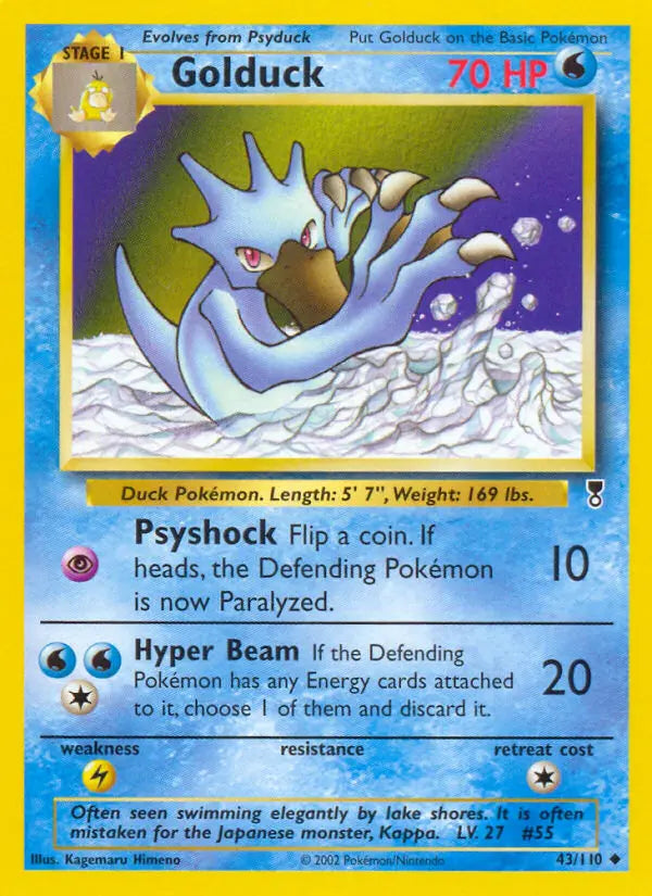 Golduck 43 Legendary Collection Pokesingles