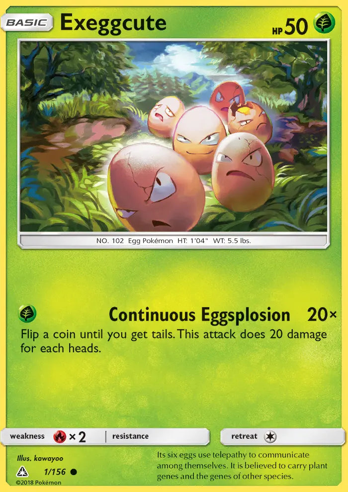 Exeggcute 1 Ultra Prism Pokesingles