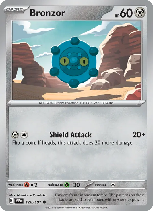 Bronzor 126 Surging Sparks Pokesingles