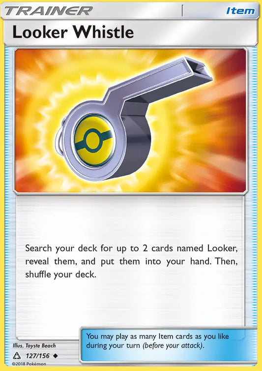 Looker Whistle 127 Ultra Prism Pokesingles