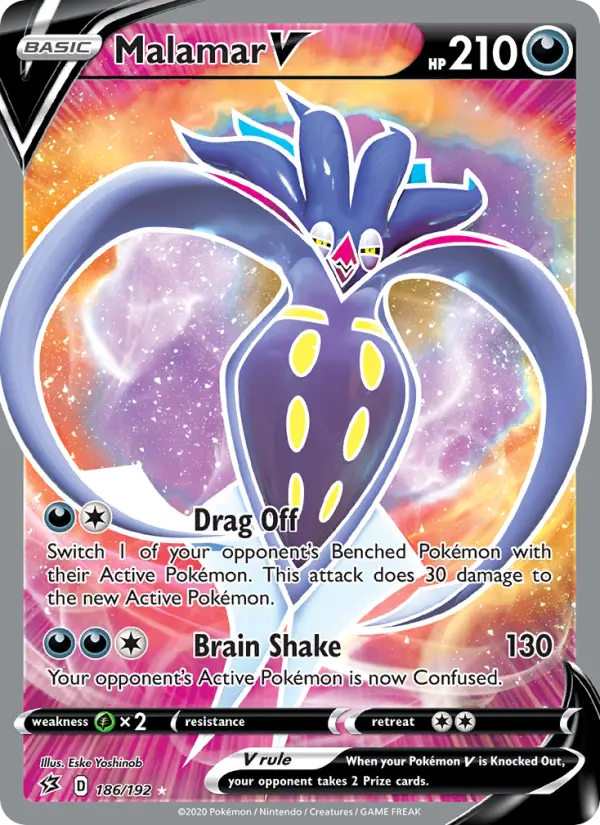 Malamar V 186 Rebel Clash Pokesingles