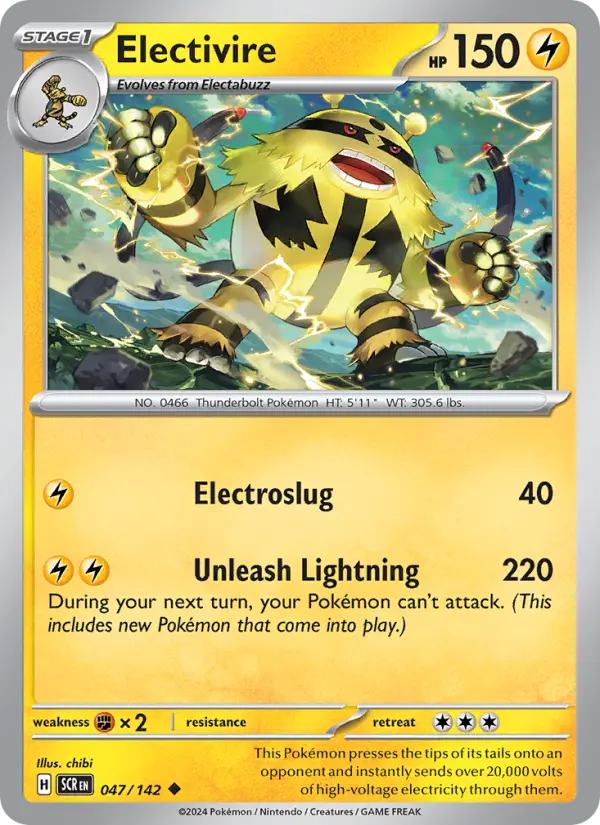 Electivire 47 Stellar Crown Pokesingles