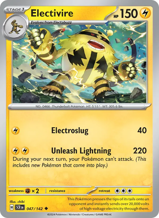 Electivire 47 Stellar Crown Pokesingles