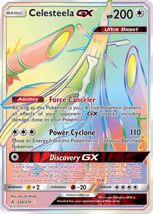 Celesteela GX 228 Unbroken Bonds Pokesingles