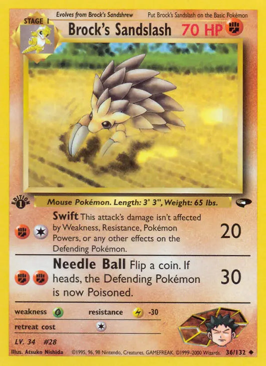 Brock's Sandslash 36 Gym Challenge Pokesingles