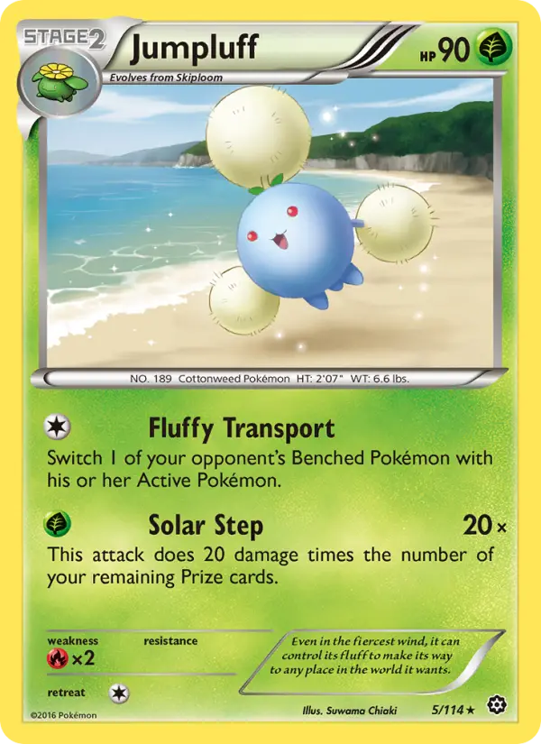 Jumpluff 5 Steam Siege Pokesingles