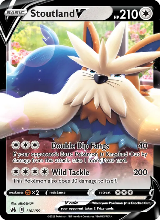 Stoutland V 116 Crown Zenith Pokesingles