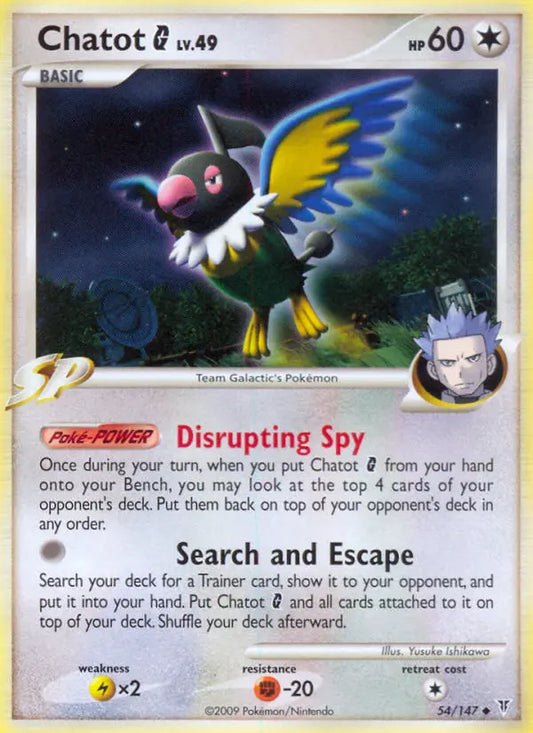 Chatot G 54 Supreme Victors Pokesingles