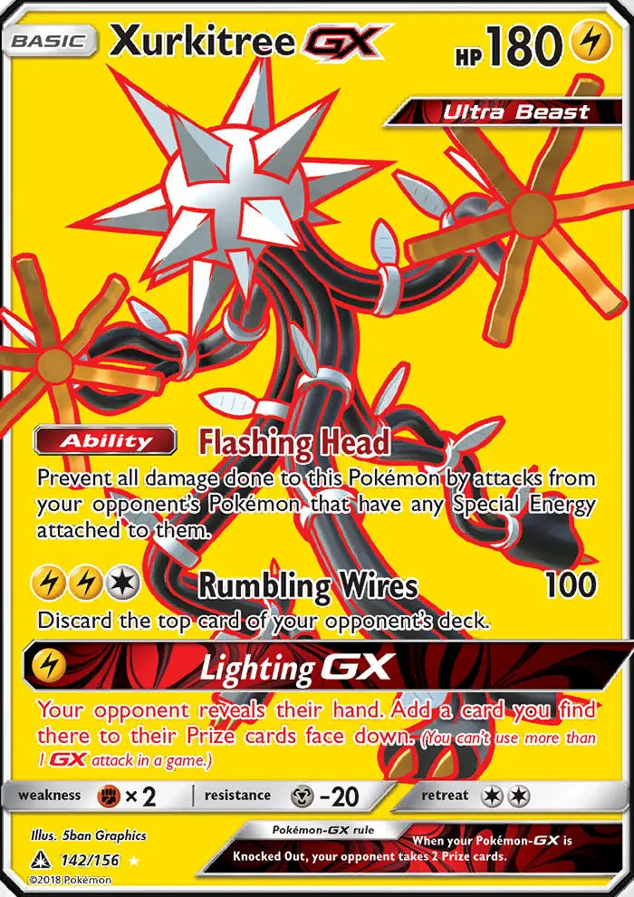 Xurkitree GX 142 Ultra Prism Pokesingles
