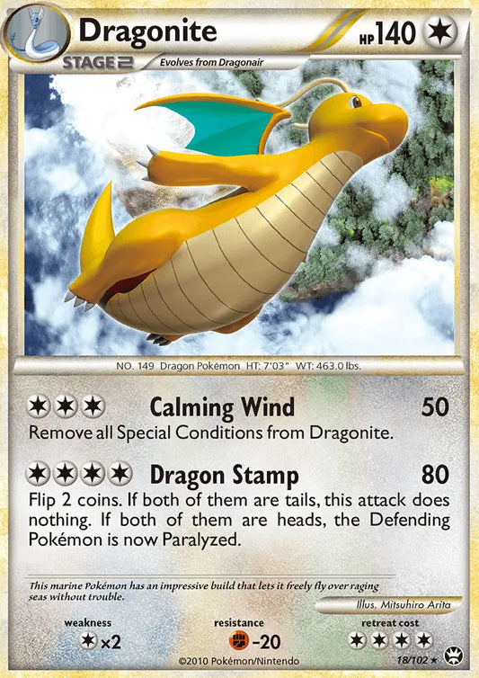 Dragonite 18 Triumphant Pokesingles